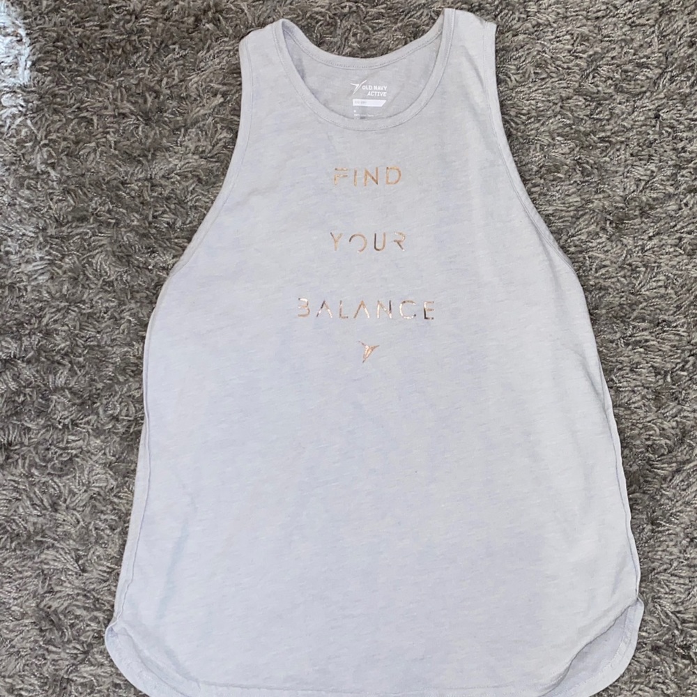 Old Navy Activewear Tank - “Find your balance”